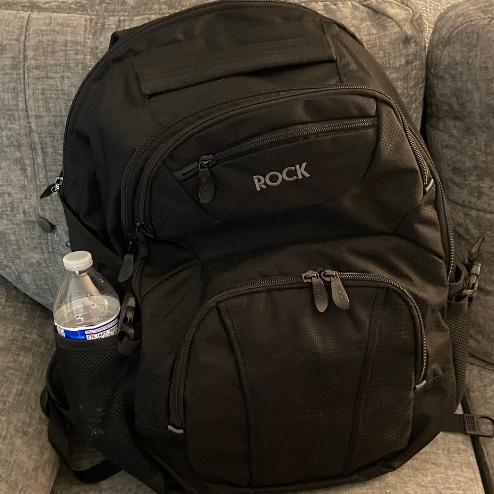 Black Mens & Woman Rock Backpack! 
This backpack literally carries everything!